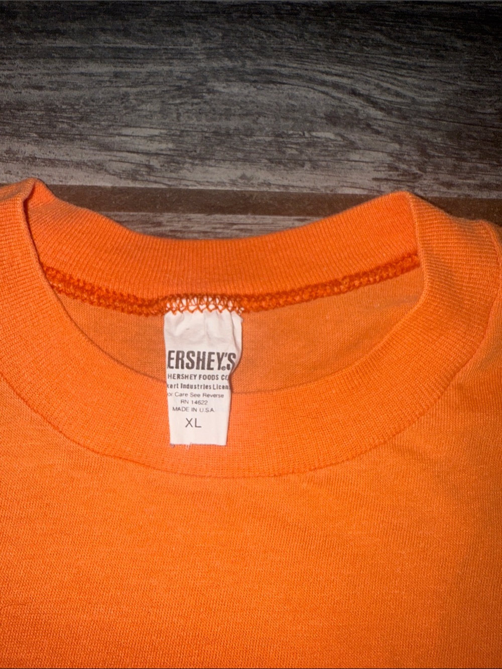 Reeces peanut butter cups vintage single stitch shirt large 90s - Picture 4 of 5
